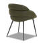Chaise capitonnée Vanwinkle en vert Midori