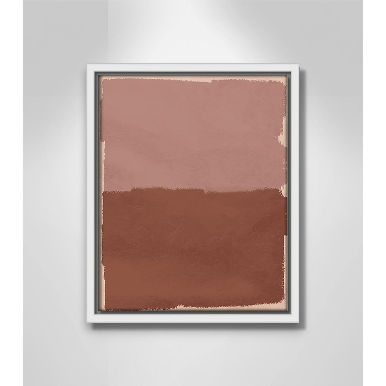 Hollow Delight Print by Marcus Prime, 9.5'' W x 11.5'' H, White Floater