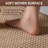 Super Absorbent Kitchen Rugs Non Slip Washable, Rubber Backing Soft Chenille Braided Kitchen Floor Mat Standing Mat Sink Mat, Brown