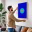 Fish In Window Modern - Print-136801242-136801247