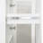 Farmhouse Kitchen Pantry Cabinet With Glass Doors & Multi-Functional Pull-Out Multi-Tier Storage Shelf