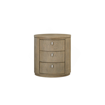 Oval Nightstand - Toffee