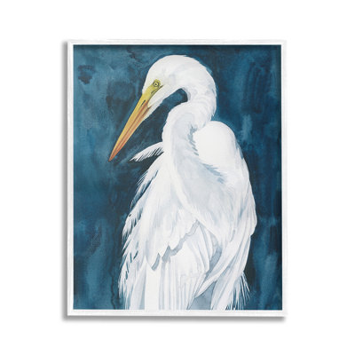 «Nautical Bird Portrait Single Photo Frame» par Grace Popp sur toile