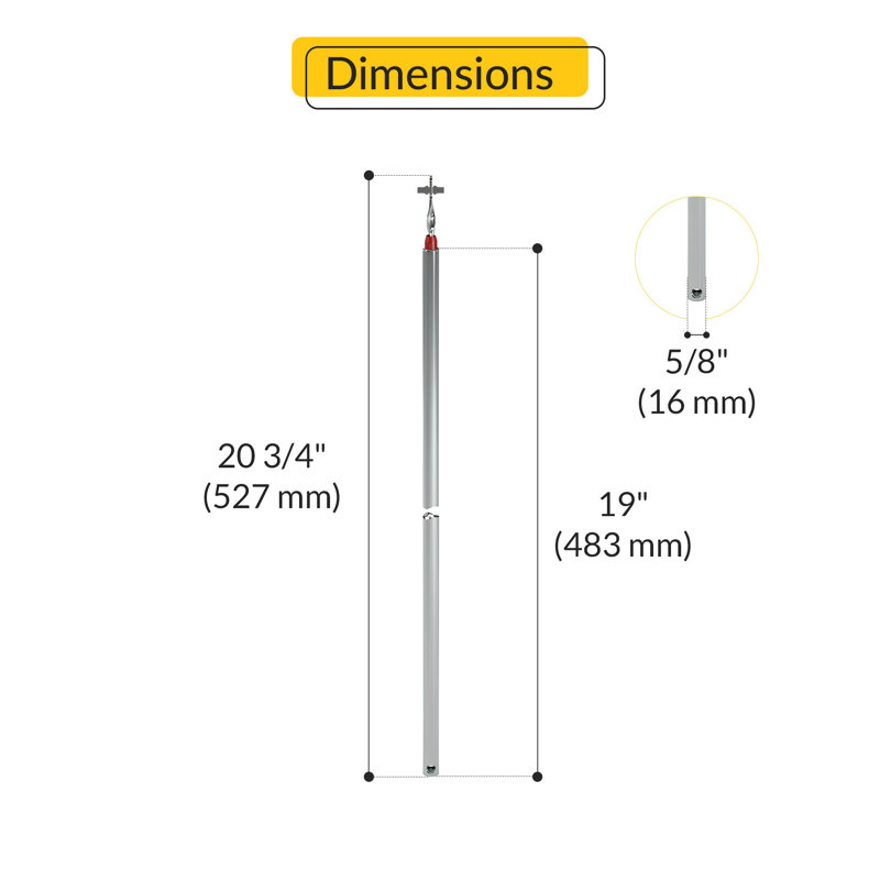  Spiral Window Balance 19" Tube Length