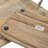 S/2 Tabari Wood Trays W/Jute Handle L19.5x14x2" S:14.5x10x1.5"