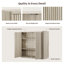 Buffet 2 portes avec tablettes réglables l 34,6 po Cesiro-11884057-31390574