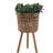 S/3 BAMBOO PLANTERS 11/13/15" NATURAL
