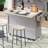 Ariel Rolling Kitchen Island with Drop Leaf & Tilt-Out Trash Cabinet-1329197216