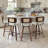 Julieza Swivel Upholstered Faux Leather Counter Stool-303890220-297009906-301645804