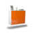 White/Orange