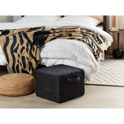 Floriston 45cm Wide Square Pouf Ottoman