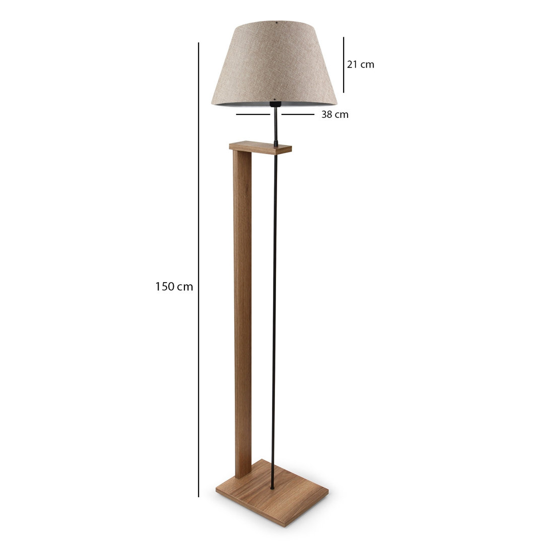 140 cm Stehlampe Glyniss