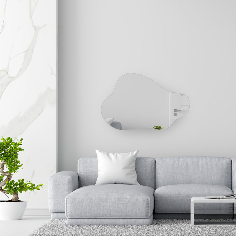 Dayshon Irregular Frameless Floating Mirror