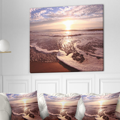 Magnifique plage, reproduction de photo sur toile tendue