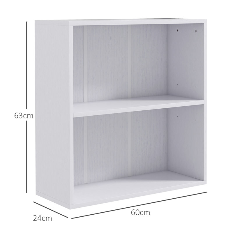 Rejanae 63cm H x 60cm W Bookcase, White
