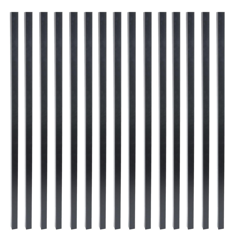 Myard Grooved Estate Square Aluminum Balusters for Decking Railing ...