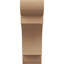 New Brighton cèdre brut grain de bois TimberThane Corbel, apprêté brun clair-88292410