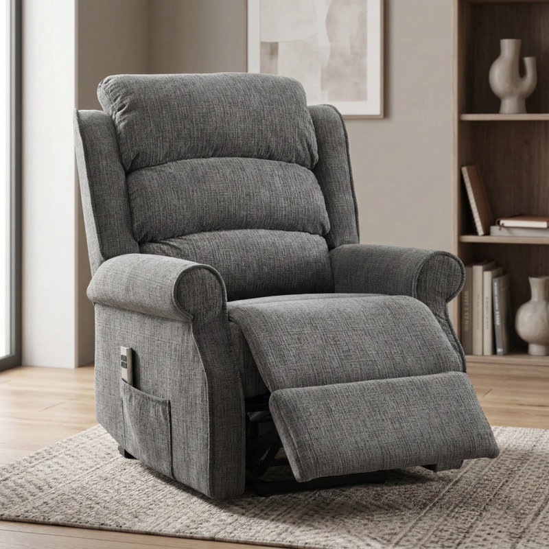 Constantino 84cm Wide Lift Assist Standard Recliner, Grey