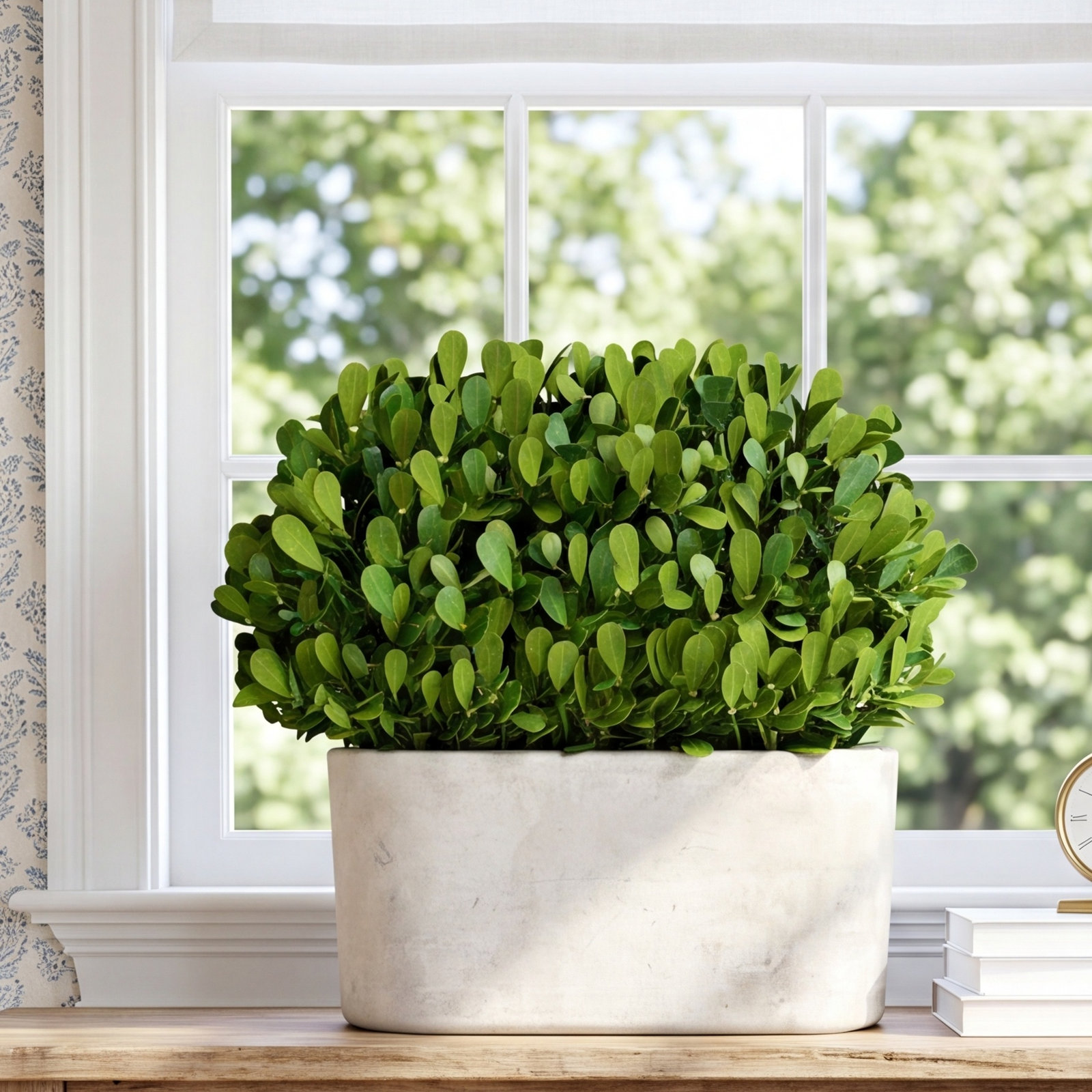 Alby 9" Boxwood Topiary in Pot