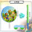4Pcs Pixel Game Pinata, Minecraft Round Pinata Set