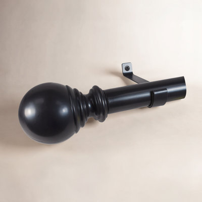 Inman Plastic Adjustable Single Curtain Rod