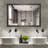 Munashe Wood Flat Wall Mirror