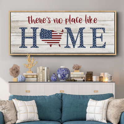 No Place Like Home - Toile encadrée