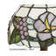Carpentras 34Cm Tiffany Style Lily Blue Pink Cream Glass Table Lamp