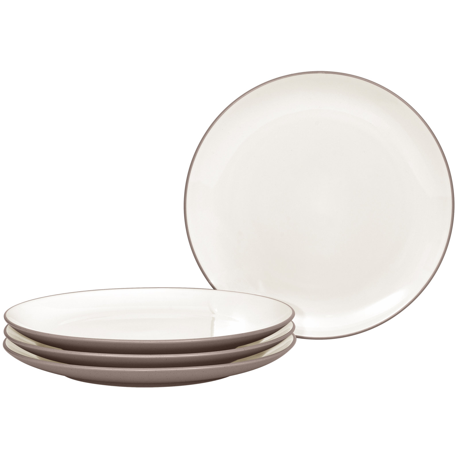 Noritake Colorwave Coupe Salad Plates, 8-1/4", Clay