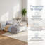 Lit plateforme en métal à profil bas pour enfants, simple / double avec rails de sécurité, cadre en MDF durable pour un accès facile-129527413-129527415