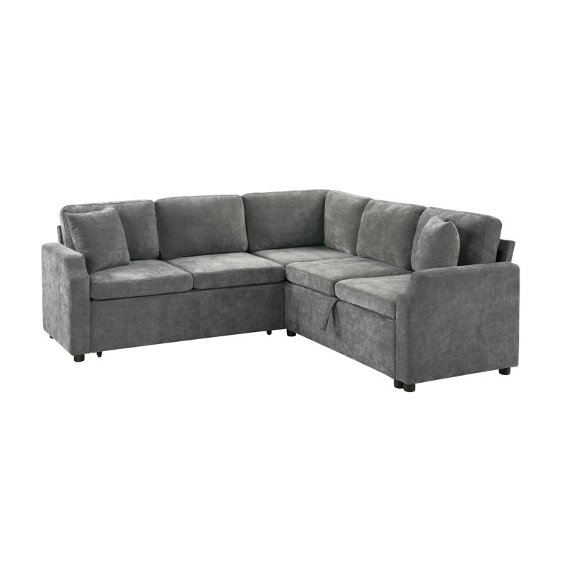 Canapé modulaire en L, Gris