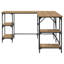 L-Shaped Metal Base Computer Desk-1263426039