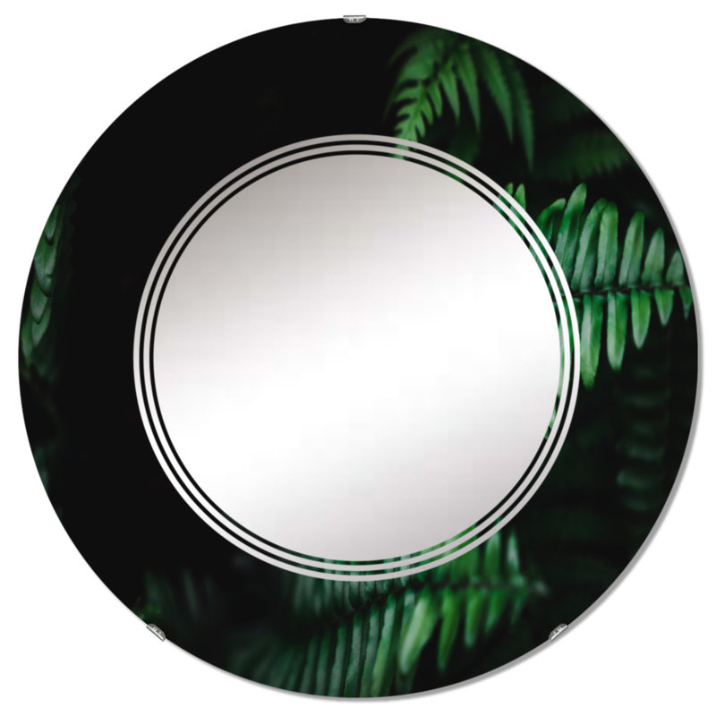 Circle Mirror, 24" x 24"