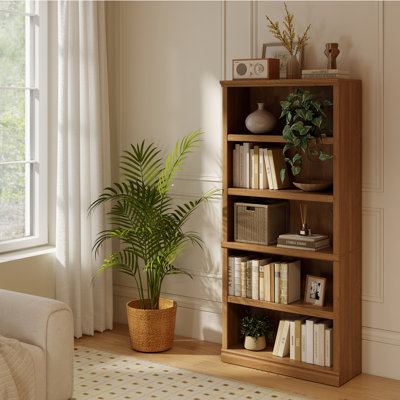 Bibliothèque à 2 niveaux 30 ", étagère de rangement pour bureau à domicile avec tablette réglable