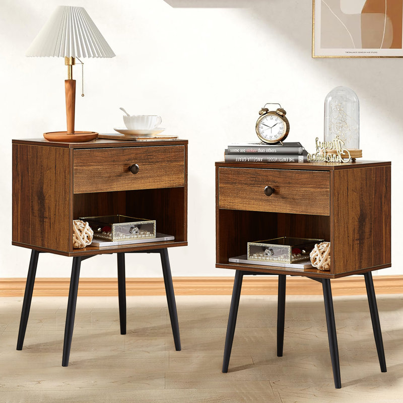 Boncile Metal Piece Bedroom Set, Full, Brown