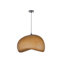 Luminaire suspendu en polyester 1 lumière brun-145249592