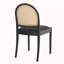 Chaises de salle à manger rembourrées en lin avec dossier-22117942-22117936
