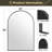 Axia Metal Arch Wall Mounted Mirror-1674848727-1630714465