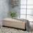 CHELSEA STORAGE OTTOMAN W/STUDS