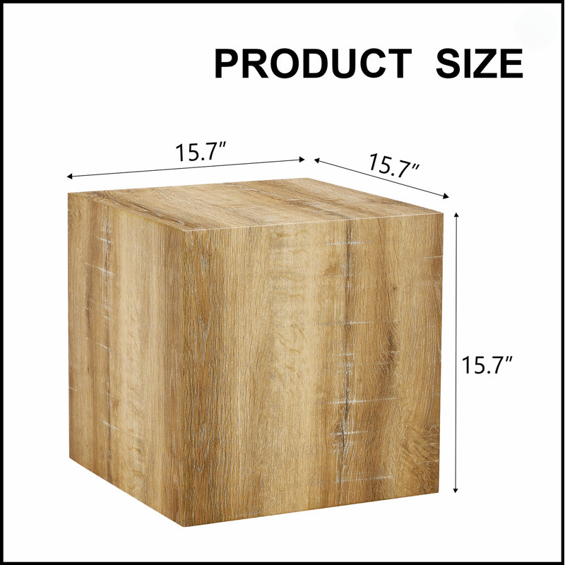 Rehaussez votre espace de vie avec cette table basse carrée moderne en panneau de fibres à densité moyenne présentant un design lisse et élégant