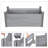 Cisbrough Multi-sized Outdoor Fir Wood Elevated Planter Box for Yard-1209544350-1260006838