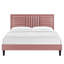 Lit plateforme performant en velours Sofia Channel par Modway-1032747526-1032747523