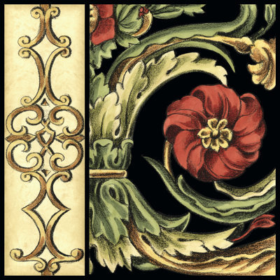 Frieze Detail III by Ethan Harper - Wrapped Canvas Print