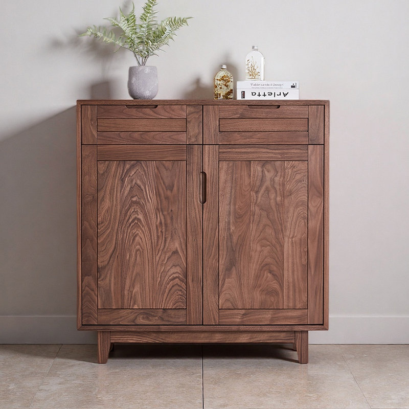 Armoire à chaussures en bois massif