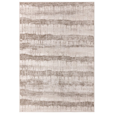 Anjolina Abstract Beige Area Rug