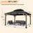 Aoodor Solid Wood Gazebo-98105618