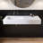 47'' Wall Mounted Bathroom Sink Solid Surface Bathroom Vessel Sink with Overflow
