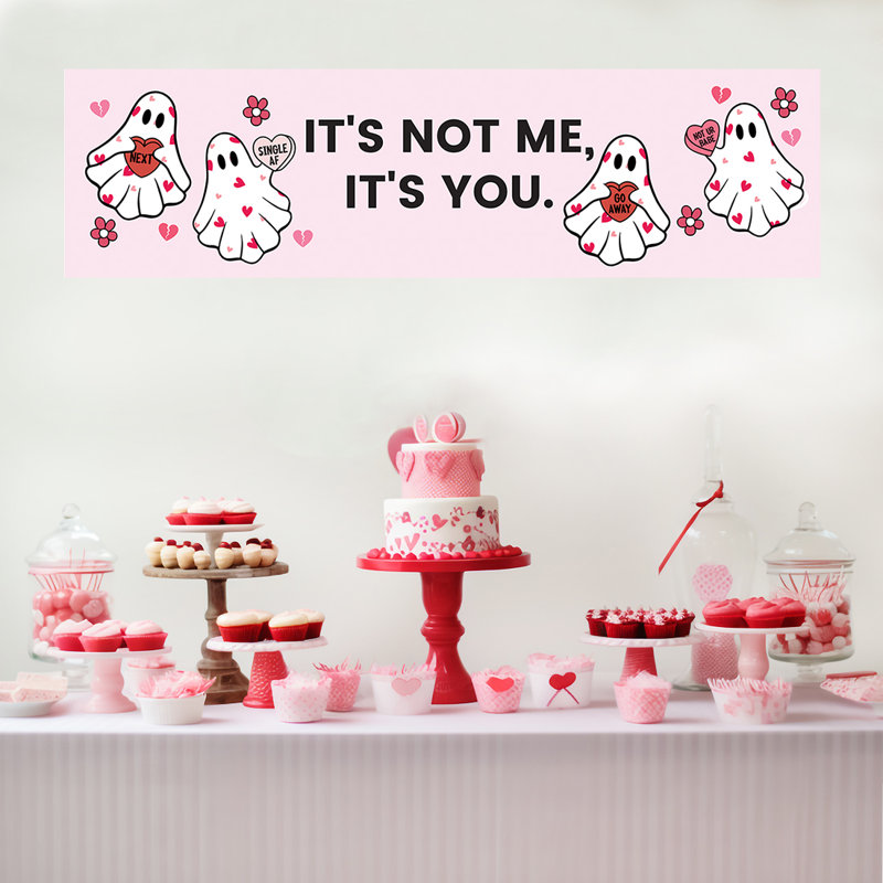 Bannières / enseignes de la Saint-Valentin
