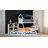 Twin over Full Kid Bunk Bed with Stair and 2 Spacious Drawers for Storage, Pine Wood, 16" Guardrails and Safe Stairs, Non Toxic, No Box Spring Needed-283155859