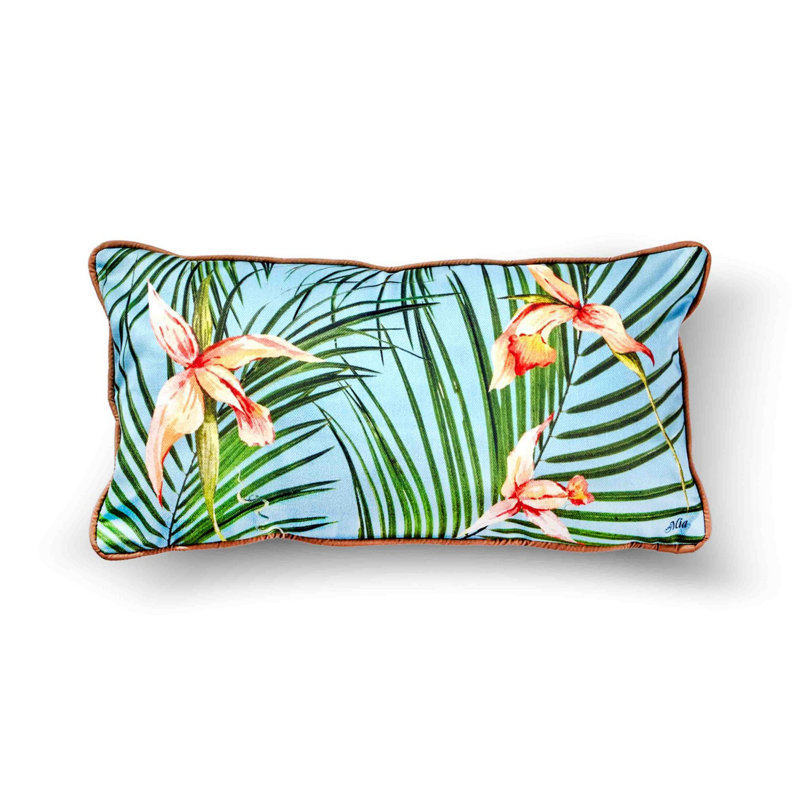 Housse et insert d'oreiller rectangulaire intérieur / extérieur en mélange de polyester Dois